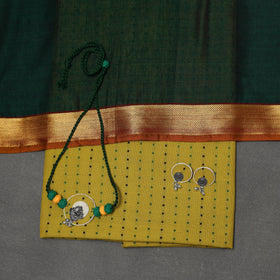 Jacquard cotton 2pc unstitched dress material