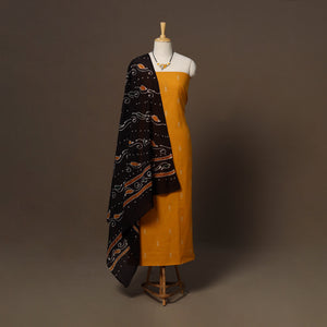 Jacquard cotton 2pc unstitched dress material