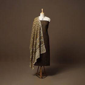 Jacquard cotton 2pc unstitched dress material