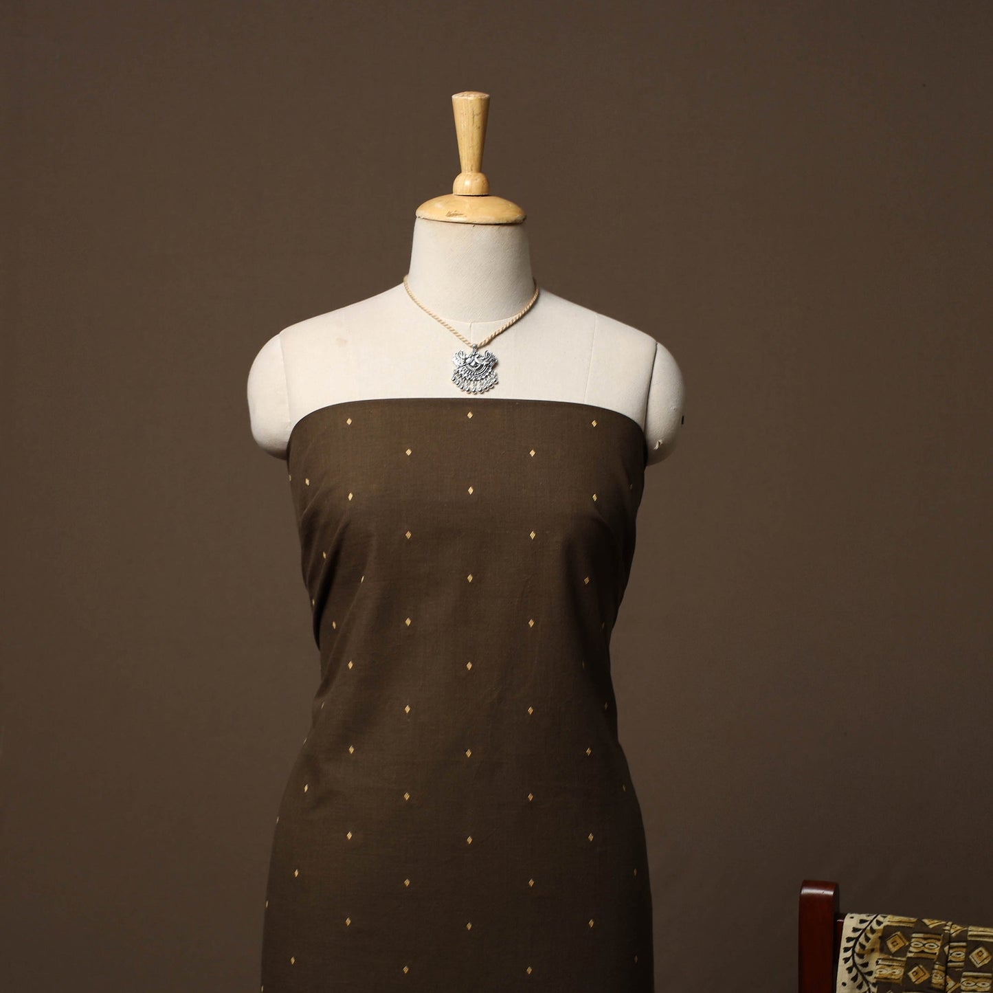 Jacquard cotton 2pc unstitched dress material