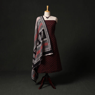 Jacquard cotton 2pc unstitched dress material