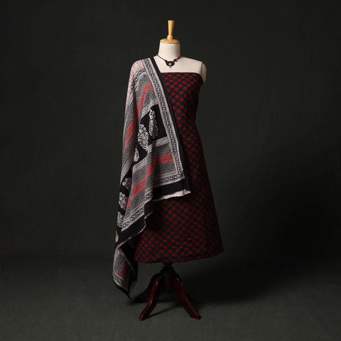 Jacquard cotton 2pc unstitched dress material