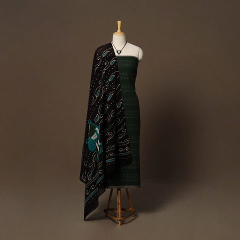 Jacquard cotton 2pc unstitched dress material