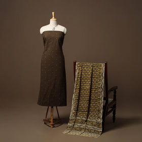 Jacquard cotton 2pc unstitched dress material