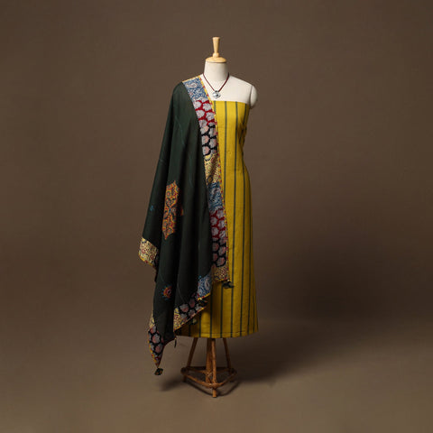 Jacquard cotton 2pc unstitched dress material