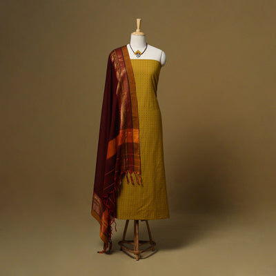 Jacquard cotton 2pc unstitched dress material