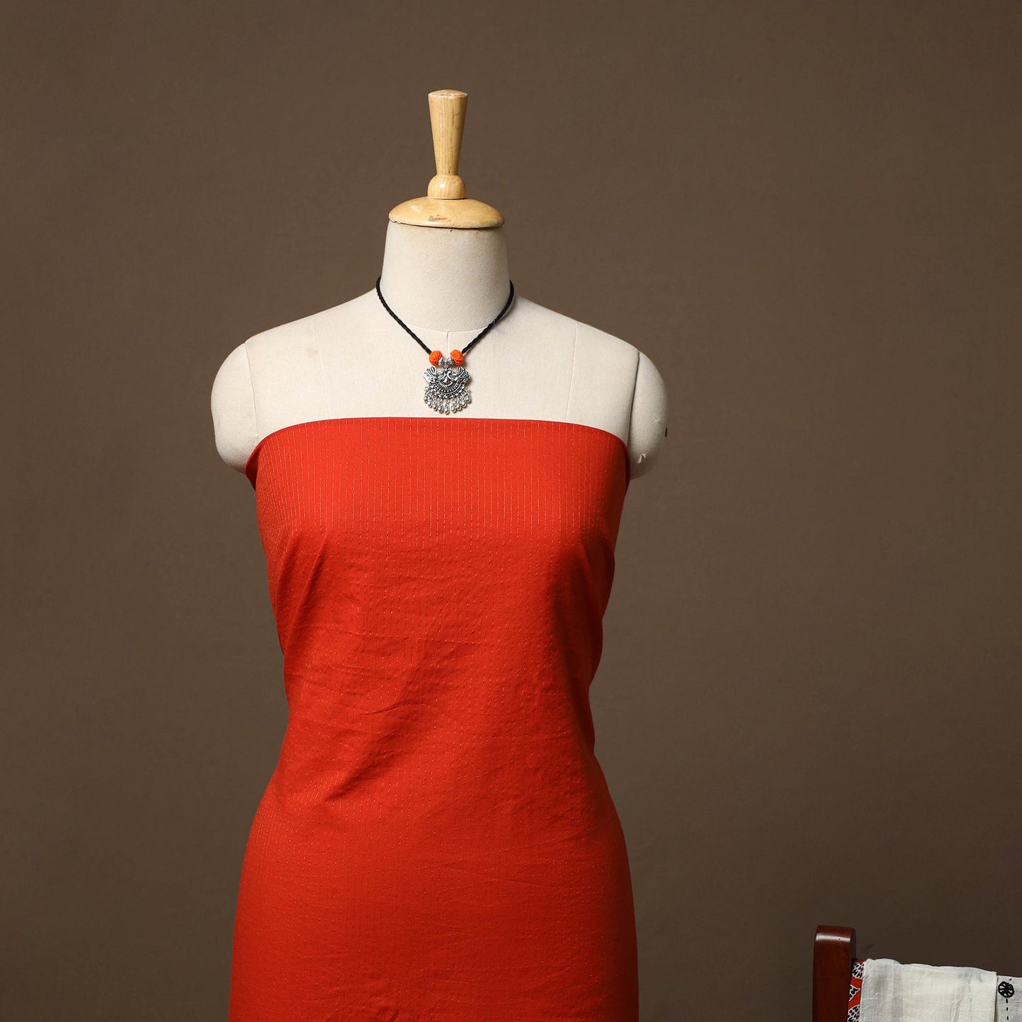 Jacquard cotton 2pc unstitched dress material