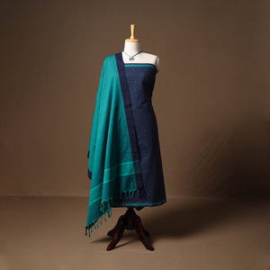 Jacquard cotton 2pc unstitched dress material