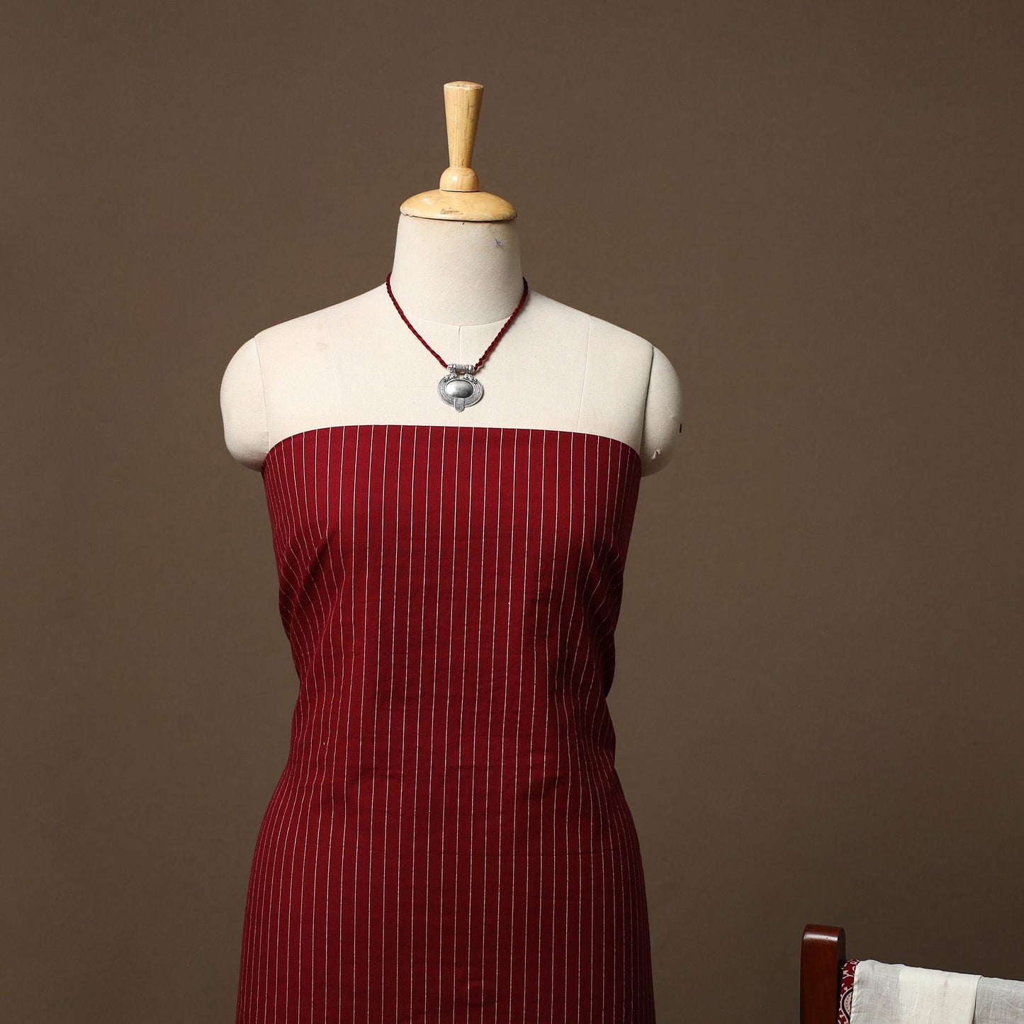 Jacquard cotton 2pc unstitched dress material