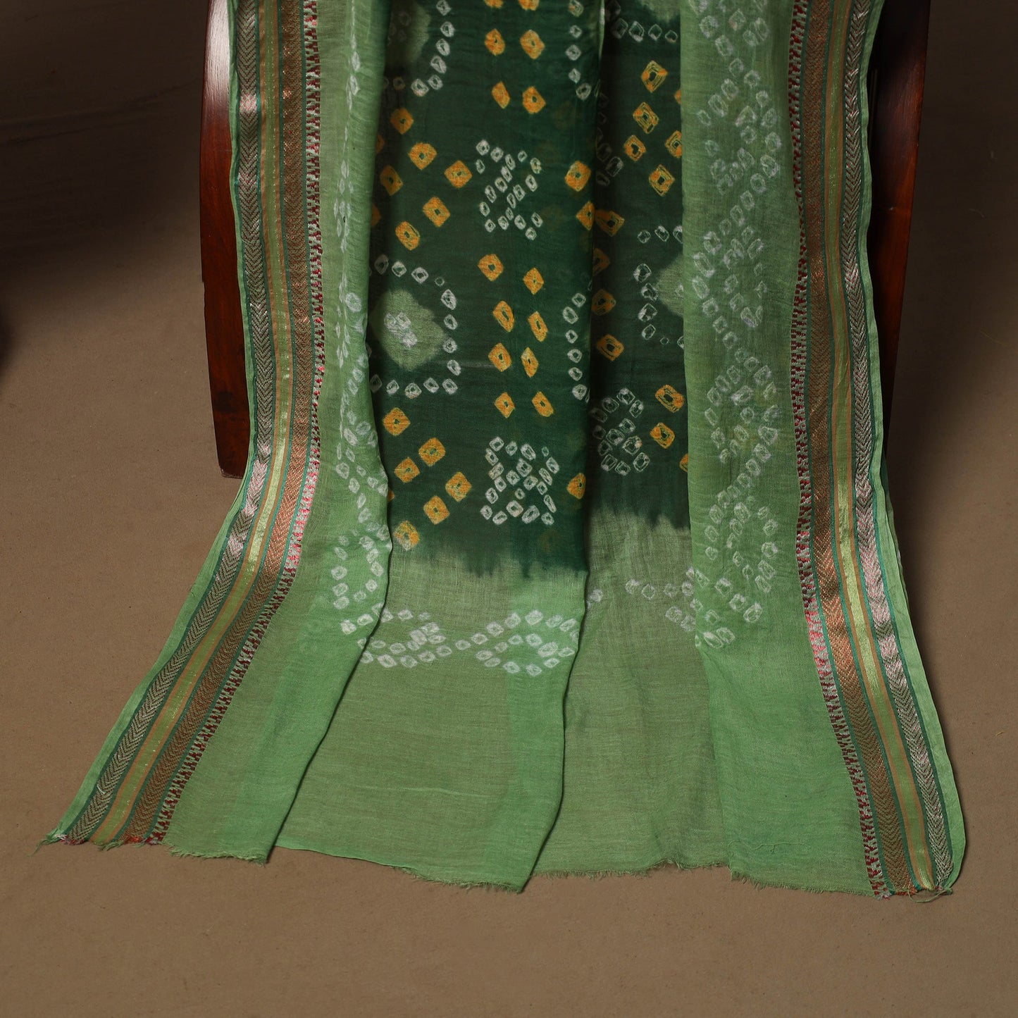 Jacquard cotton 2pc unstitched dress material