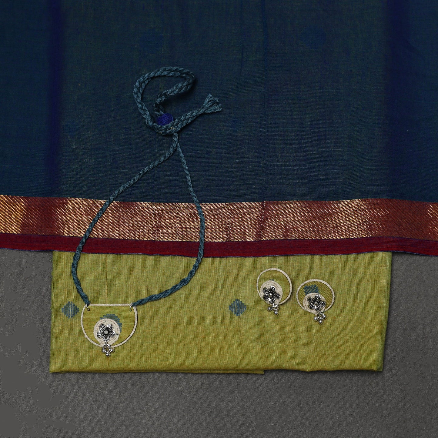 Jacquard cotton 2pc unstitched dress material