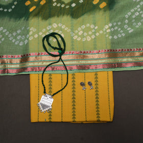 Jacquard cotton 2pc unstitched dress material