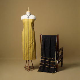 Jacquard cotton 2pc unstitched dress material