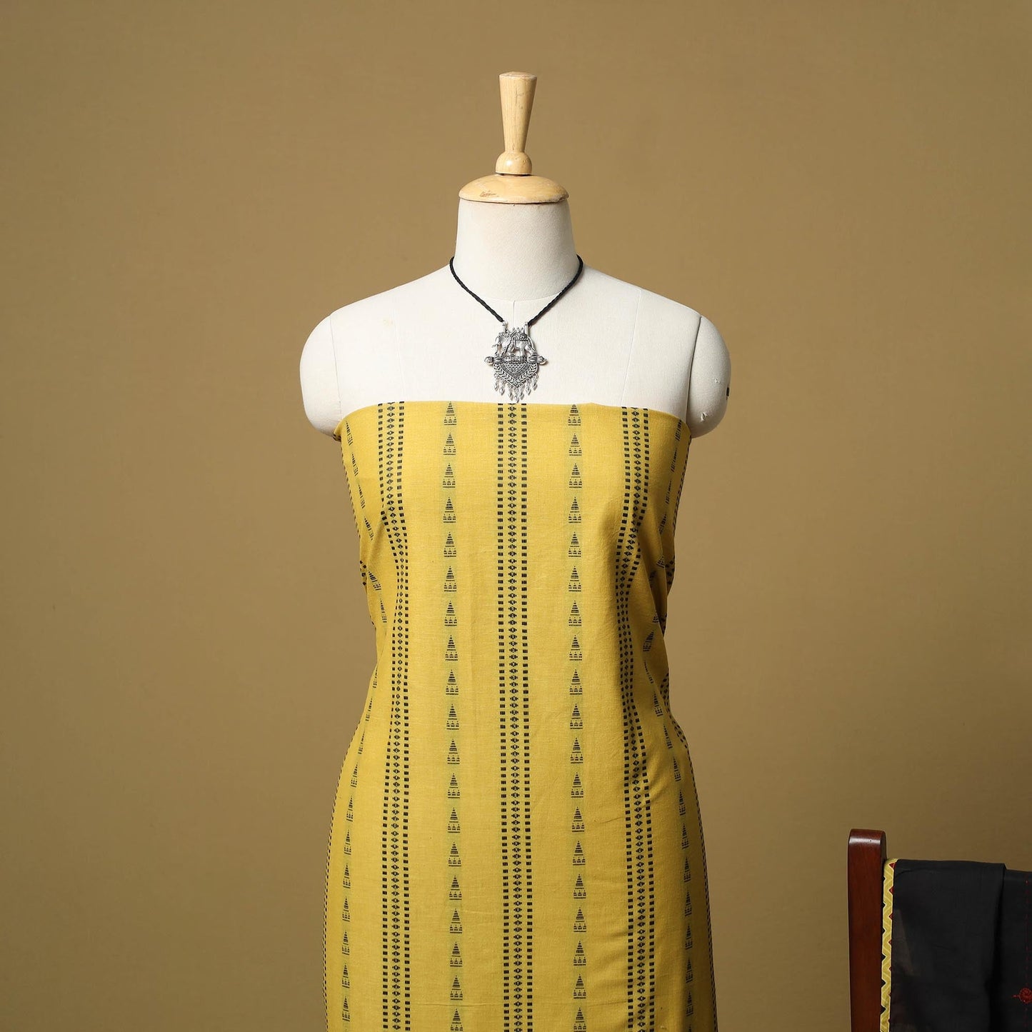 Jacquard cotton 2pc unstitched dress material