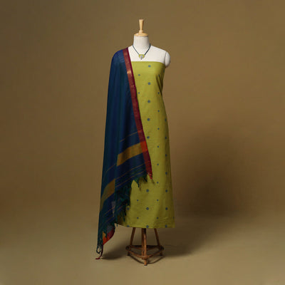 Jacquard cotton 2pc unstitched dress material