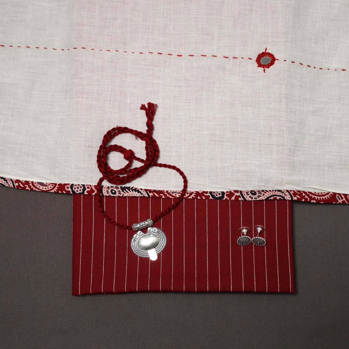 Jacquard cotton 2pc unstitched dress material