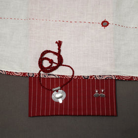 Jacquard cotton 2pc unstitched dress material