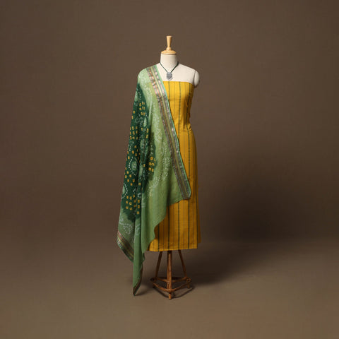 Jacquard cotton 2pc unstitched dress material