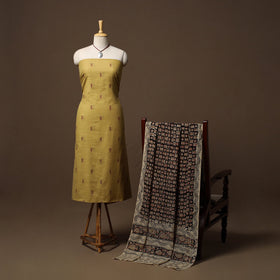 Jacquard cotton 2pc unstitched dress material