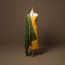 Jacquard cotton 2pc unstitched dress material