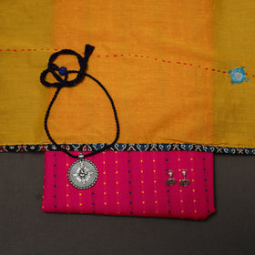 Jacquard cotton 2pc unstitched dress material