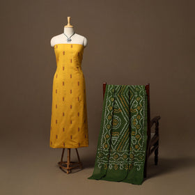 Jacquard cotton 2pc unstitched dress material