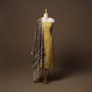 Jacquard cotton 2pc unstitched dress material