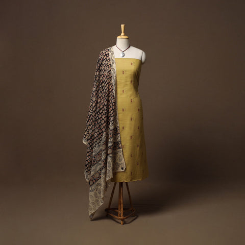 Jacquard cotton 2pc unstitched dress material