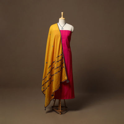 Jacquard cotton 2pc unstitched dress material