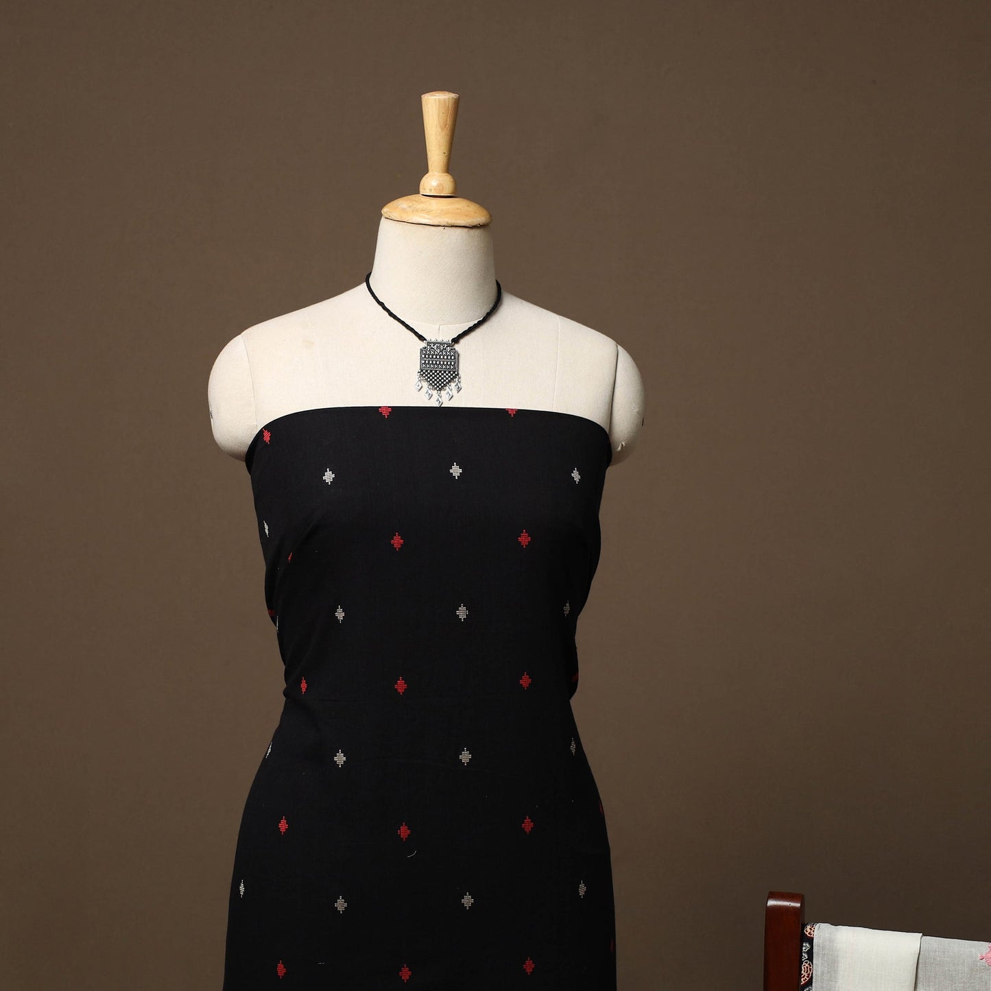 Jacquard cotton 2pc unstitched dress material