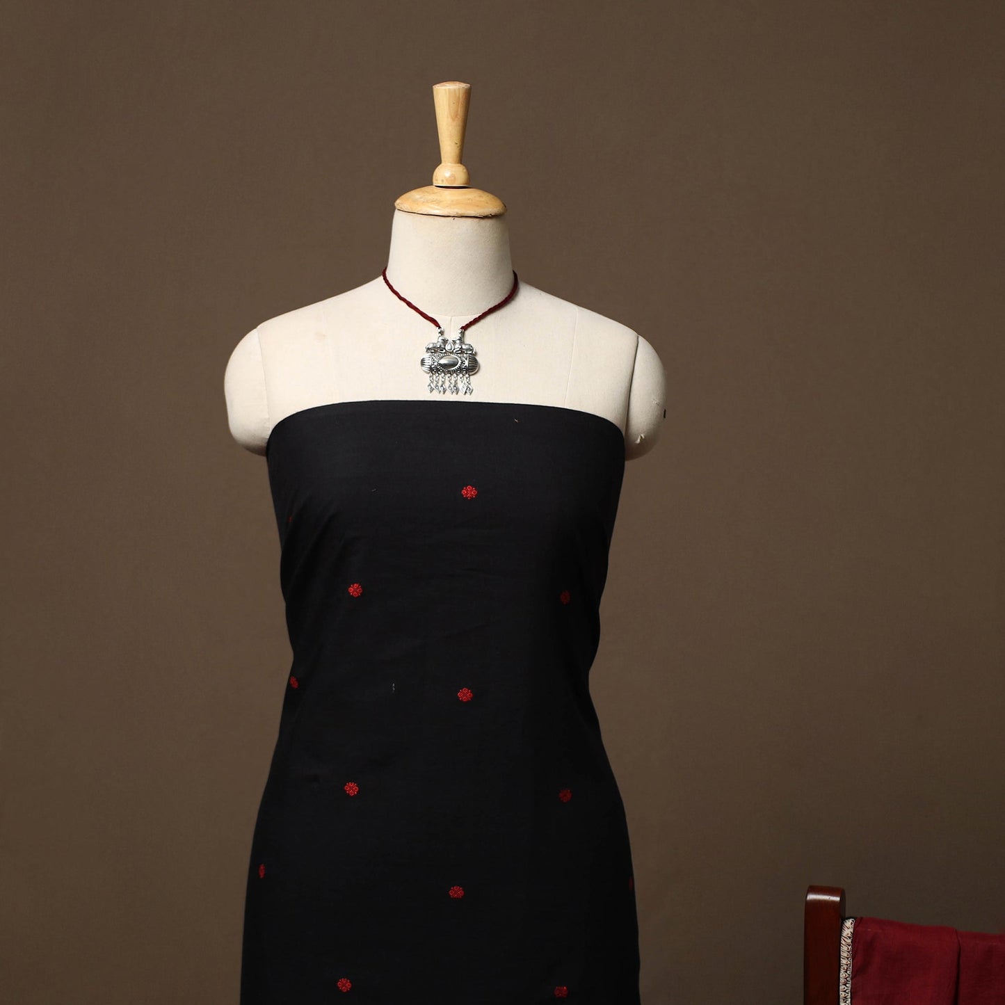 Jacquard cotton 2pc unstitched dress material