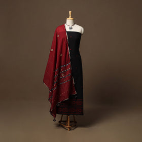 Jacquard cotton 2pc unstitched dress material