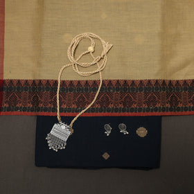 Jacquard cotton 2pc unstitched dress material