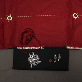 Jacquard cotton 2pc unstitched dress material