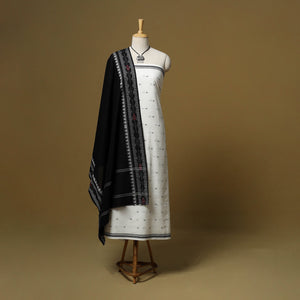 Jacquard cotton 2pc unstitched dress material