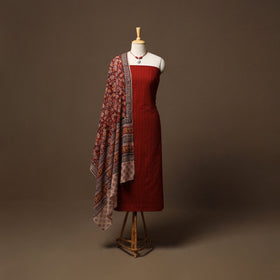 Jacquard cotton 2pc unstitched dress material