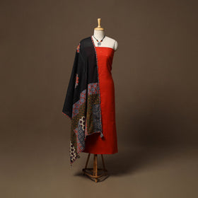 Jacquard cotton 2pc unstitched dress material