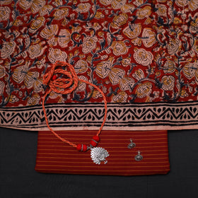 Jacquard cotton 2pc unstitched dress material