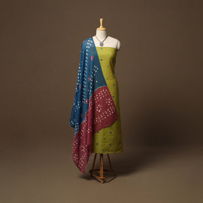 Jacquard cotton 2pc unstitched dress material