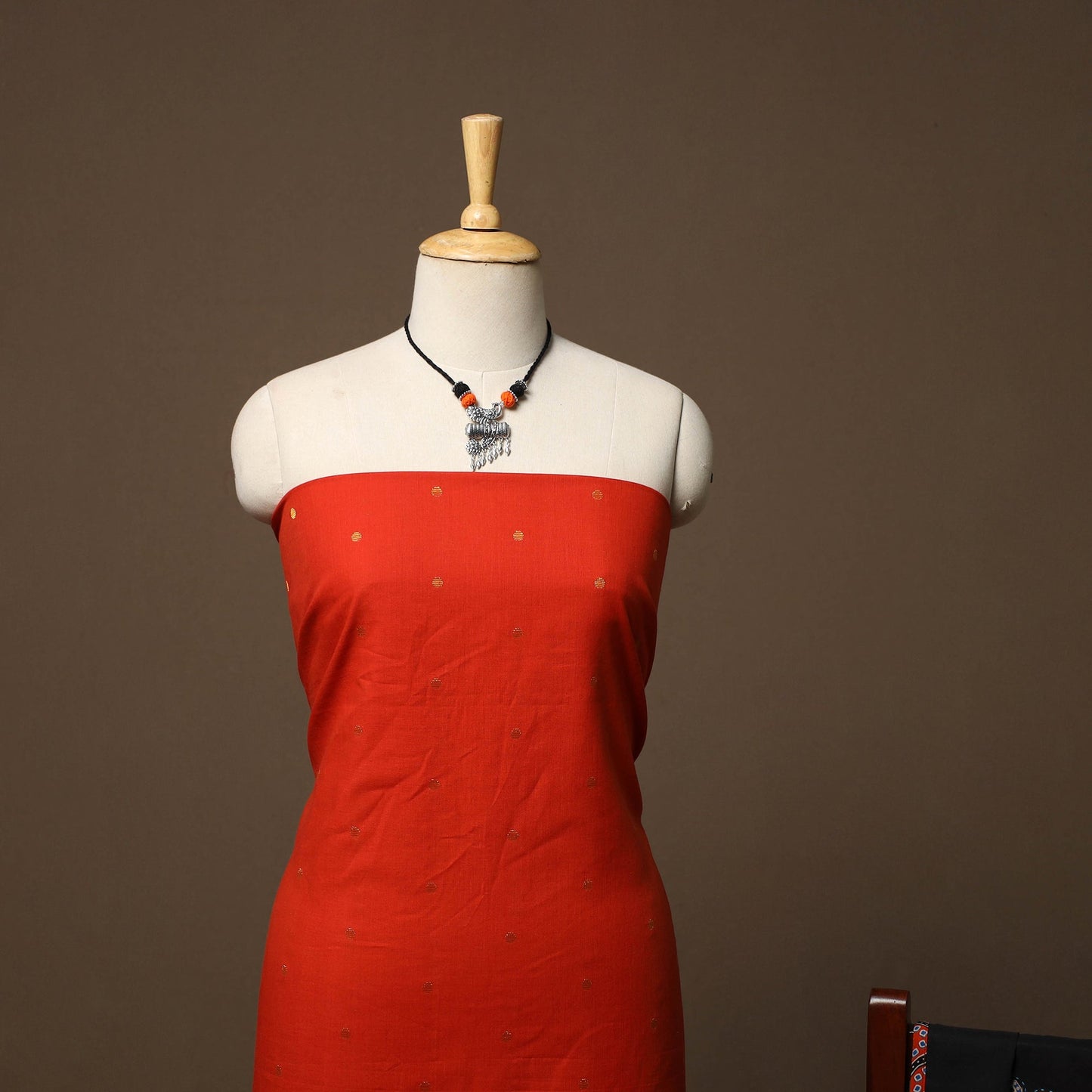 Jacquard cotton 2pc unstitched dress material