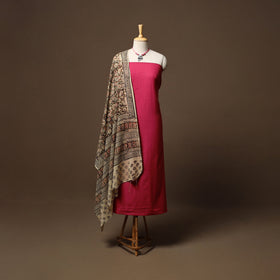 Jacquard cotton 2pc unstitched dress material