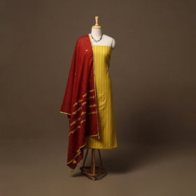 Jacquard cotton 2pc unstitched dress material