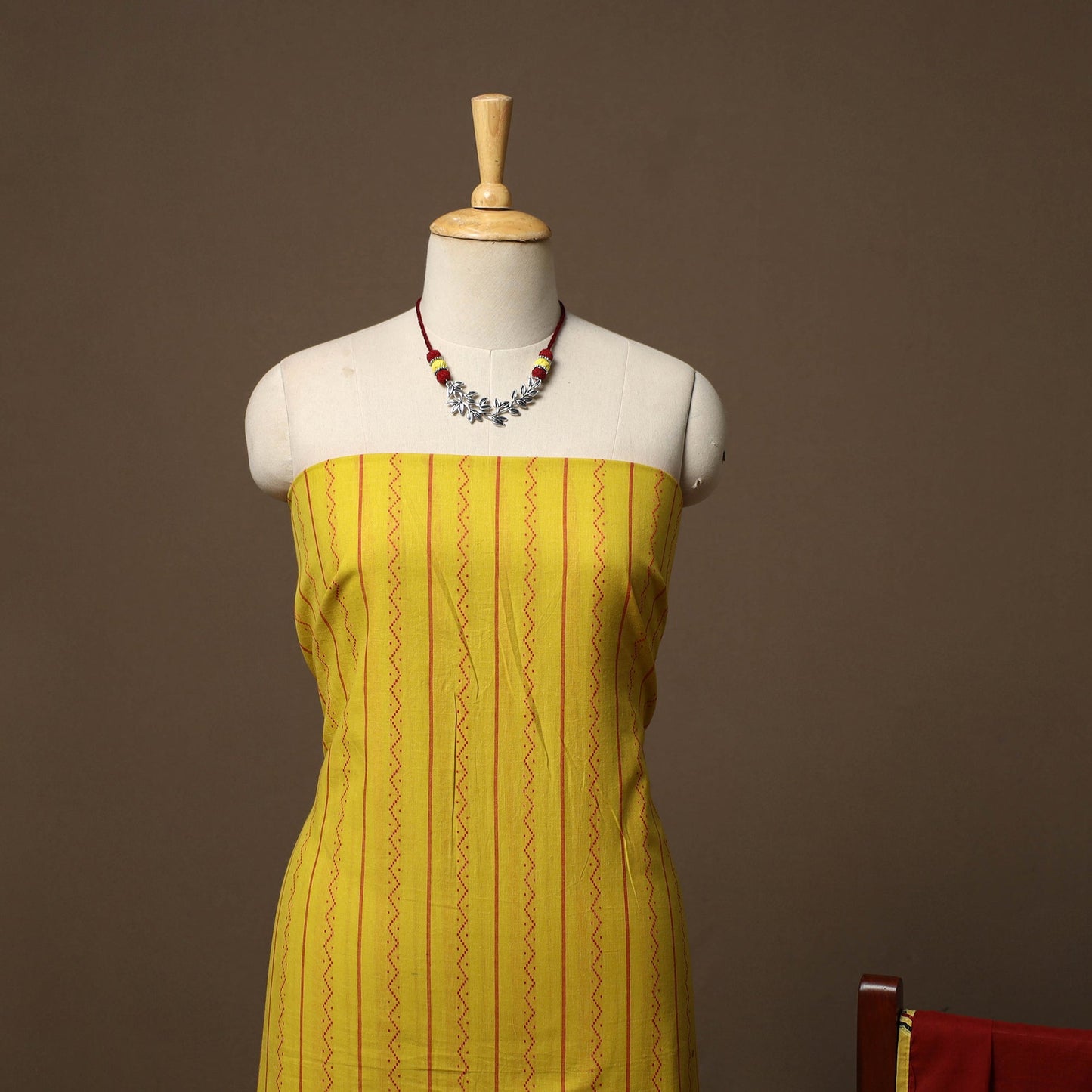 Jacquard cotton 2pc unstitched dress material