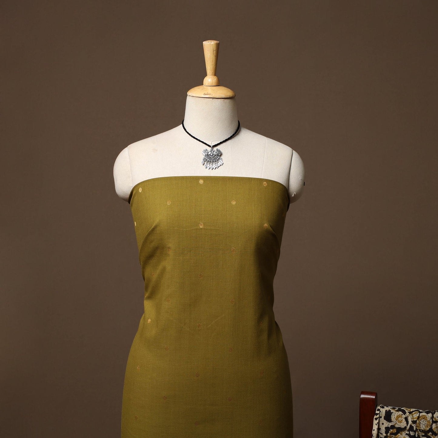 Jacquard cotton 2pc unstitched dress material