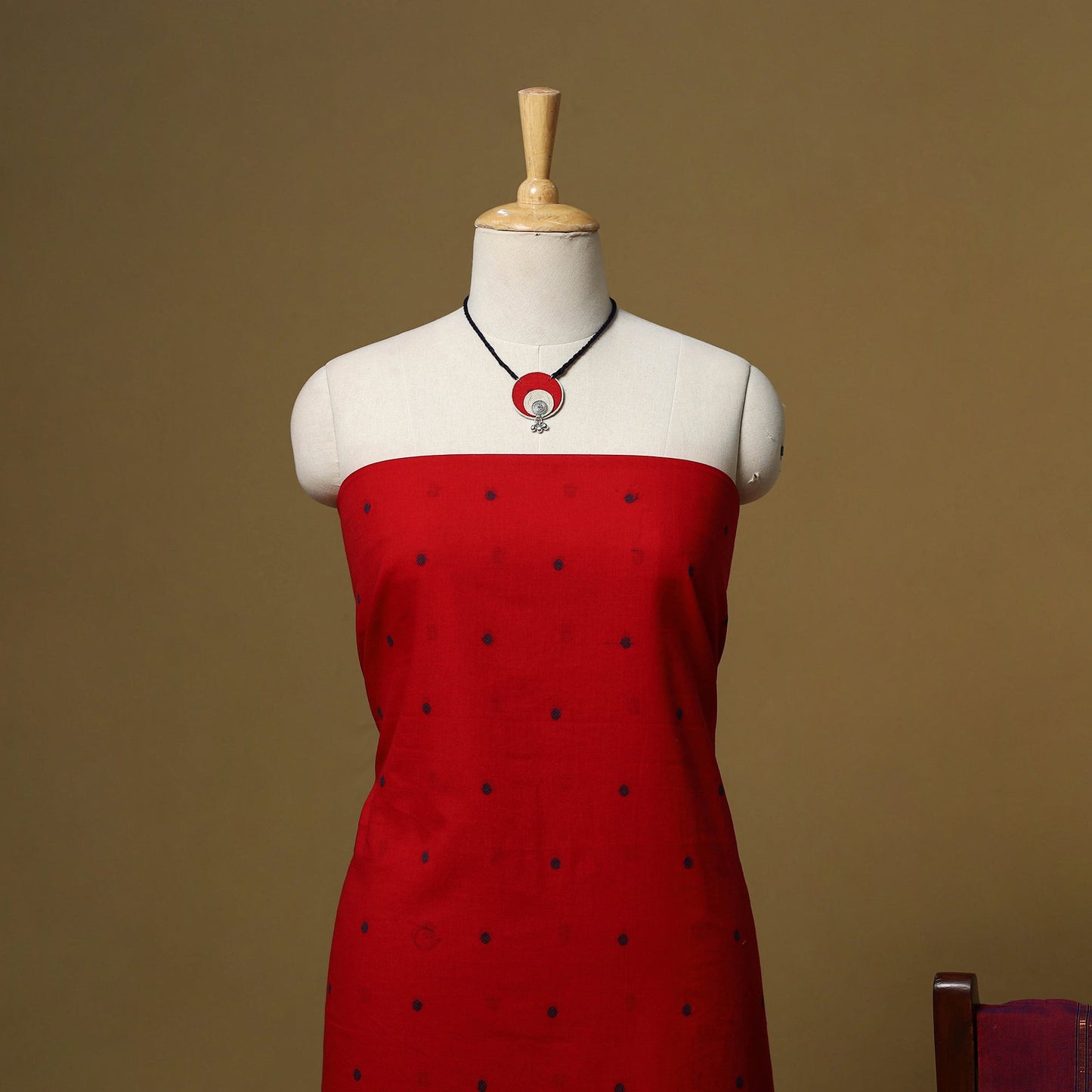 Jacquard cotton 2pc unstitched dress material