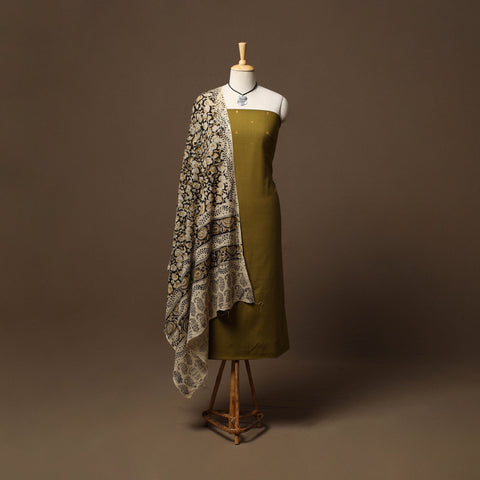 Jacquard cotton 2pc unstitched dress material