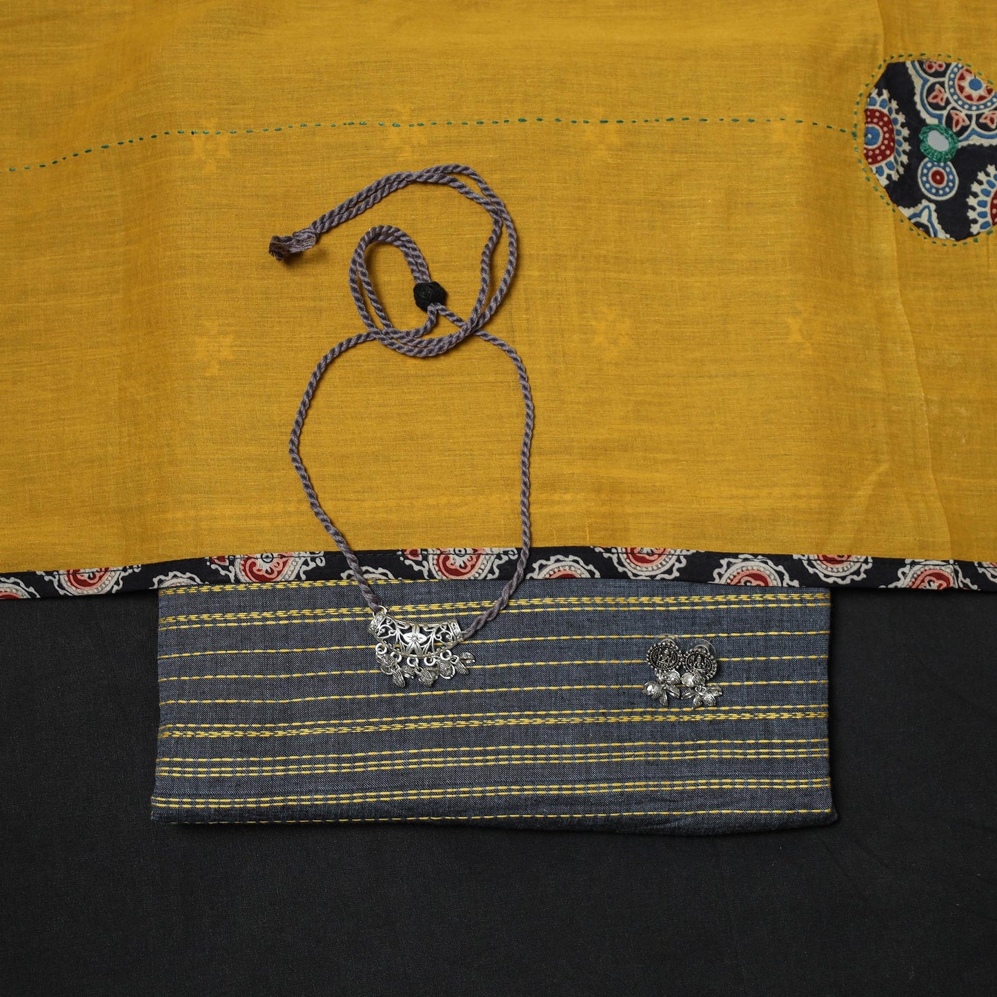 Jacquard cotton 2pc unstitched dress material