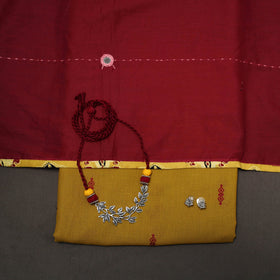 Jacquard cotton 2pc unstitched dress material