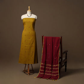 Jacquard cotton 2pc unstitched dress material