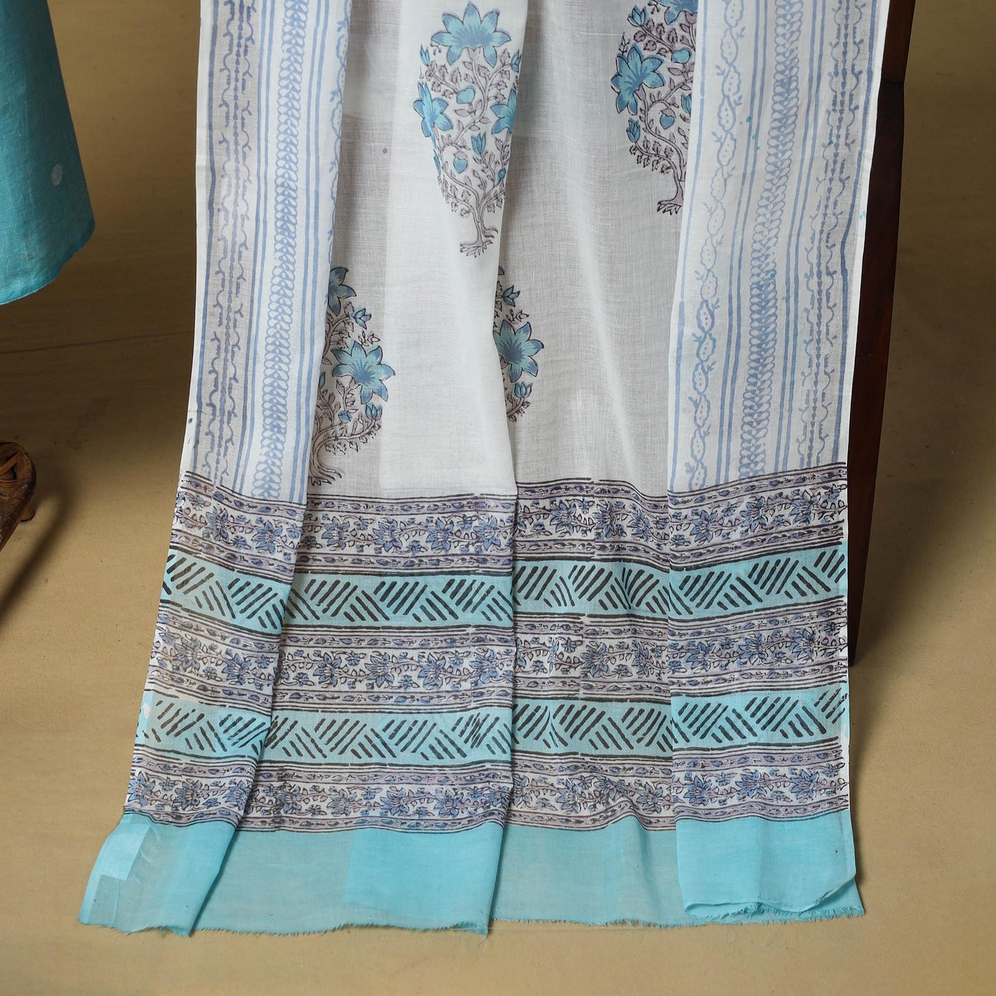 Jacquard cotton 2pc unstitched dress material